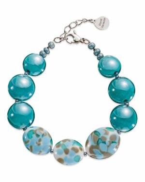 Bracciale in Vetro di Murano Diva Col. Acquamare