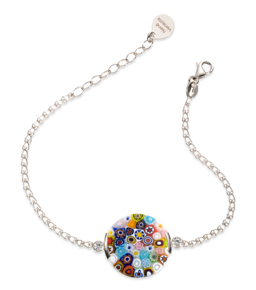 br104n_bracciale_flowers_multi_2 BRACCIALE MURRINA MILLEFIORI