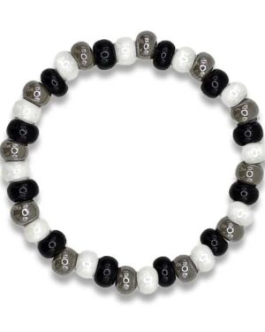 bracciale perle murano uomo