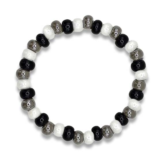 bracciale perle murano uomo