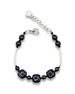 bracciale murano nero