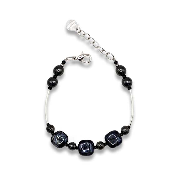 bracciale murano nero