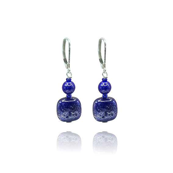 orecchini blu